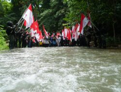 Sambut HUT Bhayangkara ke-78, Polda Sultra Gelar Upacara Pengambilan Air Suci di Sungai Laku-Laku