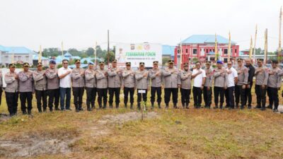 Polda Sultra Tanam 780 Pohon Sambut Hari Bhayangkara ke-78