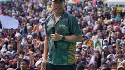 Perkuat Komitmennya, Andi Sumangerukka Silaturrahmi bersama Relawan dan Masyarakat Muna