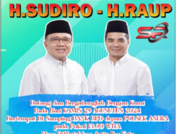Didukung Tiga Partai, Sudiro-Raup Mendaftar di KPU Konawe Utara Besok