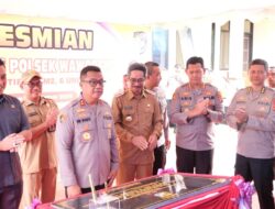 Kapolda Sultra Resmikan Rumah Dinas Polri di Konkep