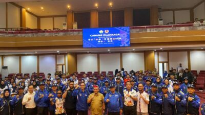 Pj Gubernur Sultra Lepas Kontingen PON XXI/2024 dengan Semangat Kemenangan