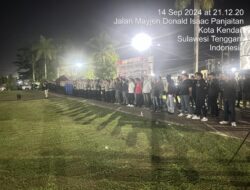 Cooling System Jelang Pilkada 2024, Polresta Kendari Gelar Patroli Gabungan Skala Besar