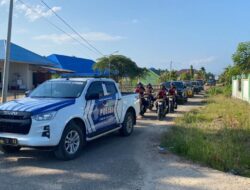 Polres Konawe Utara Gelar Apel Siaga dan Patroli Skala Besar Jelang Pelantikan Presiden dan Wakil Presiden Terpilih