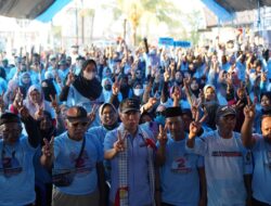 ASR-Hugua Disambut Meriah Dengan Teriakan Dukungan Saat Kampanye Di Rate-Rate