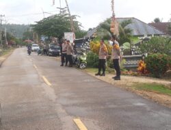 Polres Bau-Bau Sukses Amankan Kampanye Blusukan Pasangan Calon Walikota