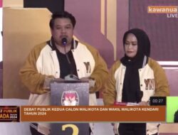 Debat Kedua Pilwali Kendari, Yudhi-Nirna Siapkan Solusi Lingkungan Kondusif