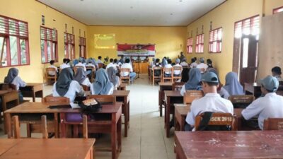 Dukung Asta Cita Presiden, Ditresnarkoba Polda Sultra Gelar Penyuluhan P4GN di SMKN 6 Kendari
