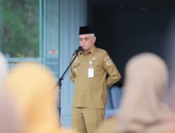 Apel Gabungan Pemprov Sultra, Sekda Sultra Sampaikan Tiga Pesan Penting Pj. Gubernur