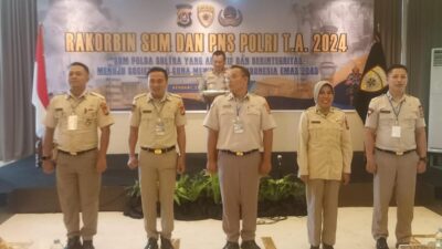 Rakorbin PNS Polri Polda Sultra Bahas Peran SDM dalam Mewujudkan Indonesia Emas 2045