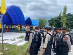 Operasi Mantap Praja Anoa 2024 Amankan Kampanye Terbuka Paslon Cagub dan Cawagub Sultra di Kota Raha