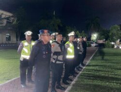 Satbrimobda Sultra dan Polresta Kendari Gelar Patroli Gabungan Jaga Kamtibmas Pasca Pilkada 2024