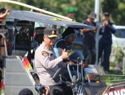 Kapolda Sultra Dampingi Mentan Tinjau Bendungan Ameroro Konawe, Dorong Swasembada Pangan Nasional