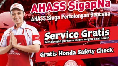 AHASS SigapNa Jadi Solusi Saat Terkendala Banjir di Jalan