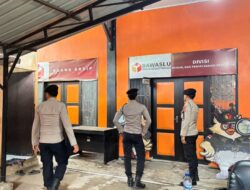Subsatgas Pam Pastikan Keamanan Kantor KPU dan Bawaslu Sultra Kondusif