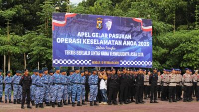 Tingkatkan Disiplin Berlalu Lintas, Polda Sultra Gelar Operasi Keselamatan Anoa 2025