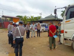 Satgas Preemtif Ops Keselamatan Anoa 2025 Polda Sultra Sosialisasi Keselamatan Lalu Lintas di Kendari