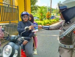 Satgas Preemtif Ditlantas Polda Sultra Gencarkan Sosialisasi Operasi Keselamatan Anoa 2025