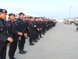 Polda Sultra Kerahkan 374 Personil Gabungan ke Buton Tengah untuk Antisipasi Konflik Pasca Pemilu