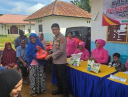 Ringankan Beban Masyarakat di Bulan Ramadhan, Polsek Lantari Jaya Gelar Pasar Murah di Desa Watu-Watu