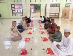 Biddokkes Polda Sultra Berbagi Takjil di Pondok Pesantren Tahfizul Quran