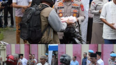 Perkuat Kebersamaan, Polda Sultra dan Insan Pers Berbagi Takjil untuk Pengendara