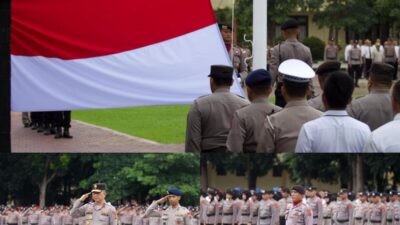 Gelar Upacara Hari Kesadaran Nasional, Polda Sultra Tekankan Kesiapan Operasi Ketupat Anoa 2025