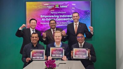Indosat Gandeng Nokia dan NVIDIA Hadirkan AI-RAN di Indonesia