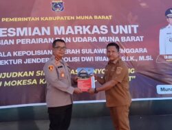 Perkuat Keamanan Laut, Kapolda Sultra Resmikan Markas Polairud di Muna Barat