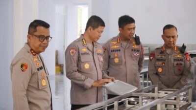 Kapolda Sultra Tinjau Dapur SPPG Brimob, Pastikan Dukungan untuk Program Makan Bergizi Gratis