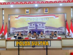 Polda Sultra Ikuti Rakernis Empat Divisi Mabes Polri Secara Virtual