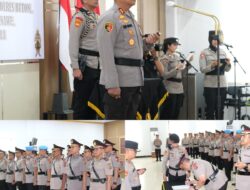 Kapolda Sultra Pimpin Sertijab Sejumlah Pejabat Utama dan Kapolres