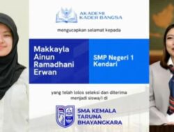 Makkayla Ainun Wakili Polda Sultra Lolos Seleksi Ketat SMA Kemala Taruna Bhayangkara