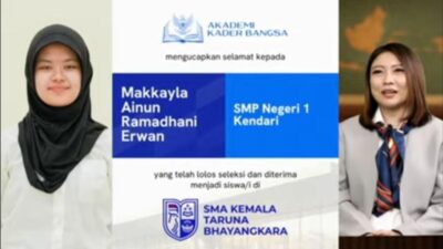 Makkayla Ainun Wakili Polda Sultra Lolos Seleksi Ketat SMA Kemala Taruna Bhayangkara