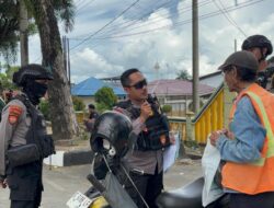Tim Satgas Pekat Anoa 2025 Amankan Juru Parkir Liar di Depan Indomaret Lawata Kendari