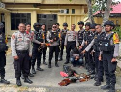 Satgas Preventif Pekat Anoa 2025 Gerebek Arena Sabung Ayam di Kemaraya, Satu Pelaku Diamankan