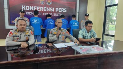 Polda Sultra Ungkap 71 Kasus Dengan 97 Tersangka Selama Operasi Pekat Anoa 2025, Satgas Anti Preman Dibentuk