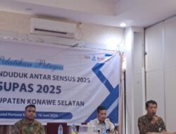 BPS Konsel Latih Petugas SUPAS 2025, Siapkan Data Pembangunan Nasional
