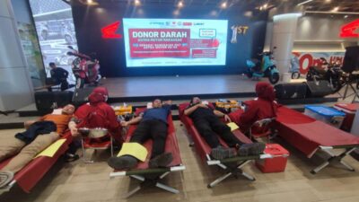 Astra Motor Sulsel Gelar Donor Darah Sambut HUT ke-55