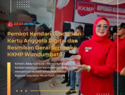 Pemkot Kendari Luncurkan Kartu Anggota Digital dan Resmikan Gerai Sembako KKMP Wundumbatu