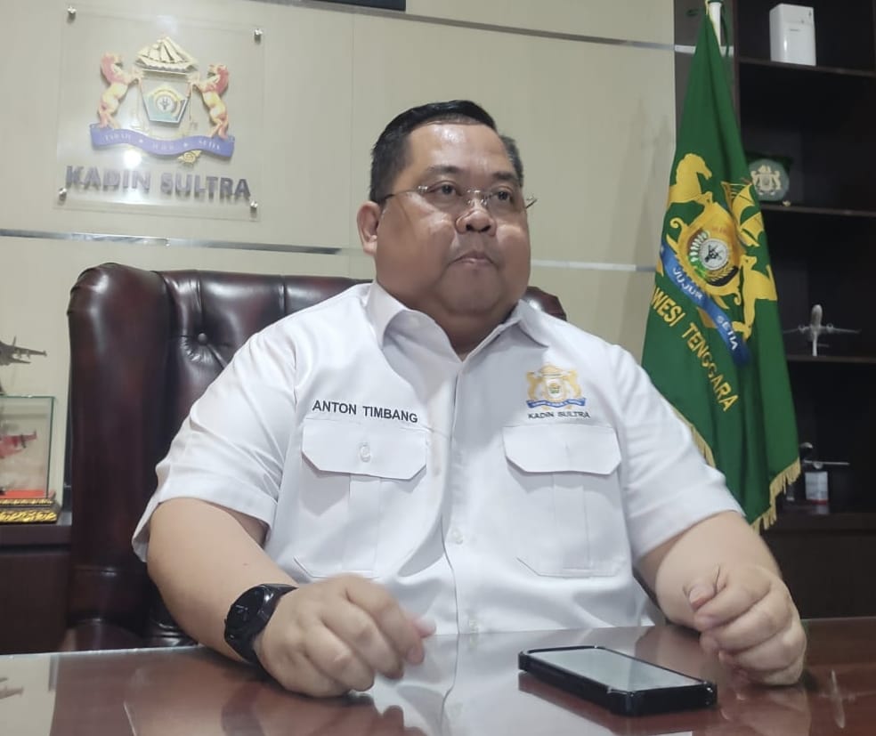 Ketua Kadin Sultra, Anton Timbang.
