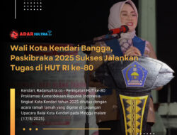 Wali Kota Kendari Bangga, Paskibraka 2025 Sukses Jalankan Tugas di HUT RI ke-80