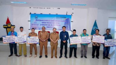 CSR Bank Sultra Perkuat Sarana Keagamaan di Buton Tengah