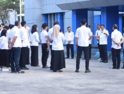 Disiplin ASN Jadi Fokus Wagub Hugua Saat Apel Acak