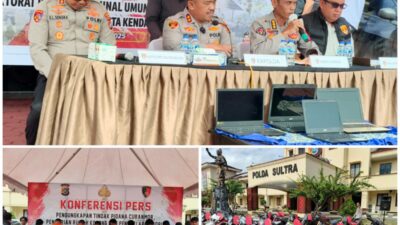 Polda Sultra Ungkap Puluhan Kasus Curanmor, Pencurian Rumah Kosong, dan Penggelapan Kendaraan
