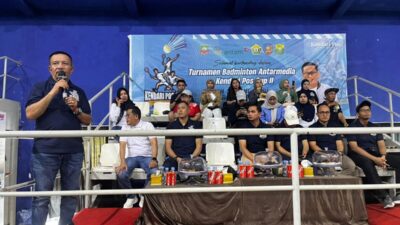 Kendari Pos Cup II Resmi Digelar, Ajang Silaturahmi dan Unjuk Bakat Jurnalis di Lapangan Bulu Tangkis