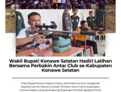 Wakil Bupati Konawe Selatan Hadiri Latihan Bersama Perbakin Antar Club se-Kabupaten Konawe Selatan
