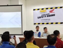 Karyawan Malindo Ikuti Safety Riding Asmo Sulsel