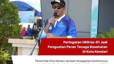 Peringatan HKN ke-61 Jadi Penguatan Peran Tenaga Kesehatan di Kota Kendari