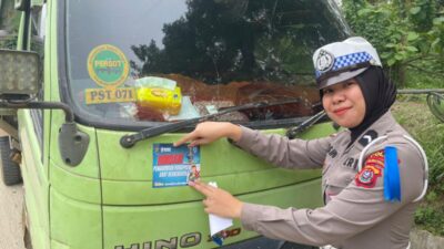 Ditlantas Polda Sultra Gelar Sosialisasi Keselamatan Berlalu Lintas untuk Sopir Kendaraan Barang